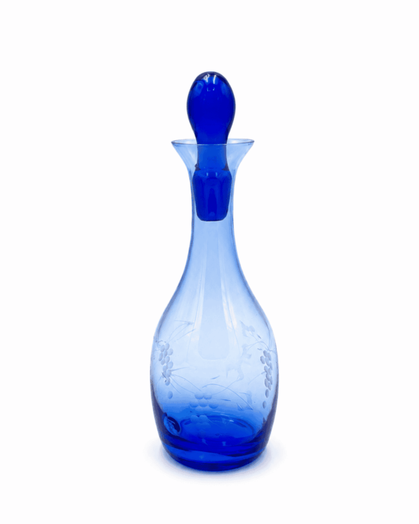 BOTTIGLIA VETRO BLU