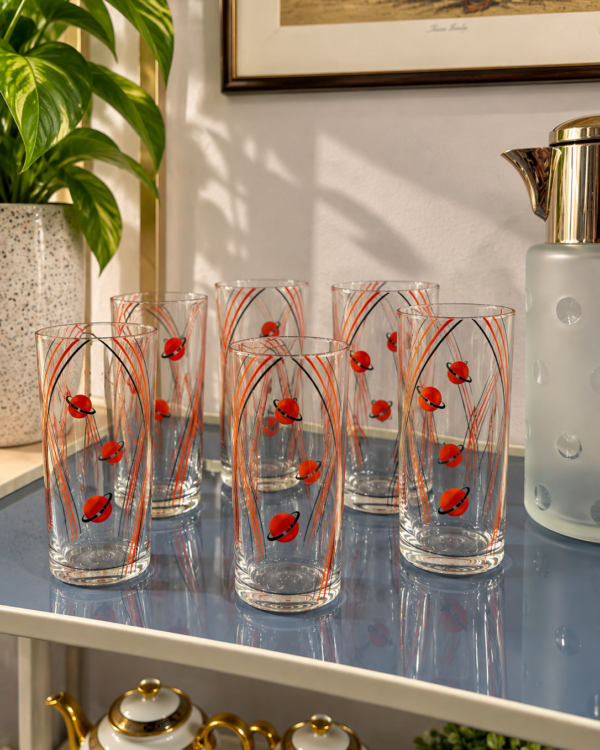 Set 6 bicchieri Saturno 1960/1970 circa